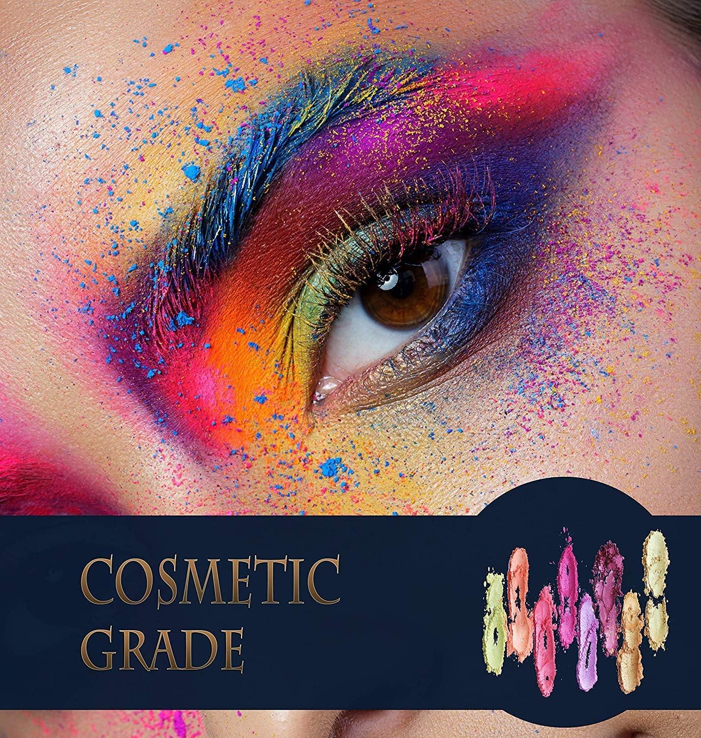 Cyan Pearl Mica Powder Cosmetic Grade Pearlescent Makeup Pigment DIY  Eyeshadow Epoxy Resin Lip Gloss Nail Art Glitter