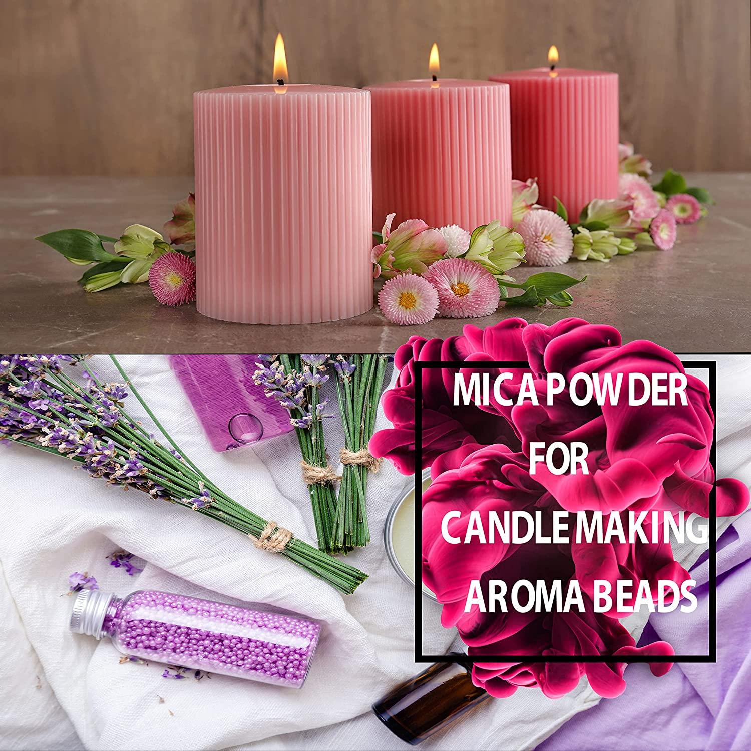 Pigment Powder for Epoxy Resin Mica Powder for Epoxy Candle Dye Bath Bomb  Coloring Soap Making Pastel Set 