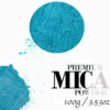 TECHAROOZ Turquoise Blue Mica Powder – 100g for Epoxy, Lip Gloss, Soap Crafts