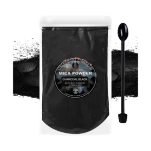 TECHAROOZ 100g Charcoal Black Mica Powder for Epoxy Resin