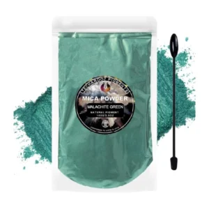 TECHAROOZ 100g Malachite Green Mica Powder for Epoxy Resin Crafts