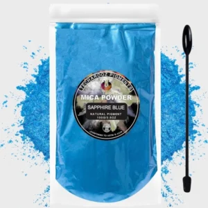 TECHAROOZ 100g Sapphire Blue Mica Powder for Epoxy Resin Crafts