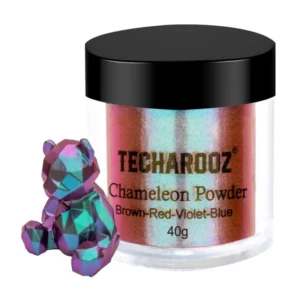 TECHAROOZ 40g Chameleon Mica Powder - Brown-Red-Violet-Blue