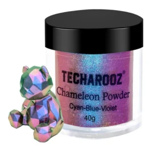 TECHAROOZ 40g Chameleon Mica Powder - Cyan-Blue-Violet