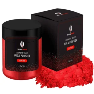 deep red mica powder