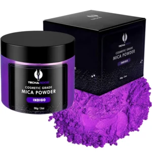 indigo purple mica powder