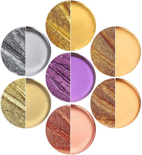 metallic pigment powders set